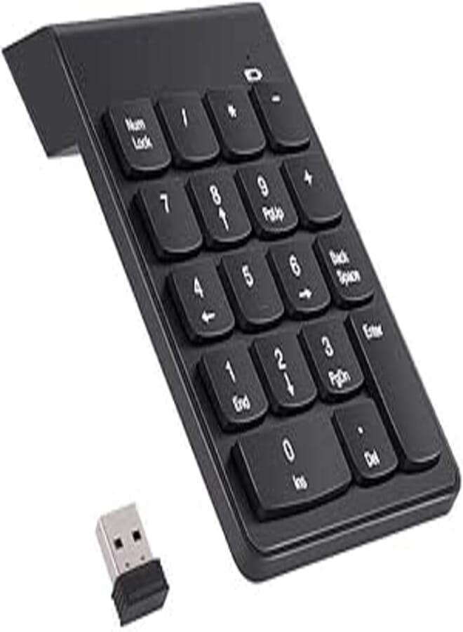 OEM 2.4G USB Numeric Keypad Wireless Number Pad 18 Keys Mini Digital Keyboard for iMac MacBook MacBook Air Pro Laptop PC Notebook Desktop